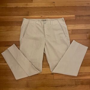 TRANSIT Uomo Men's Tan linen pants/trousers. Made in Italy